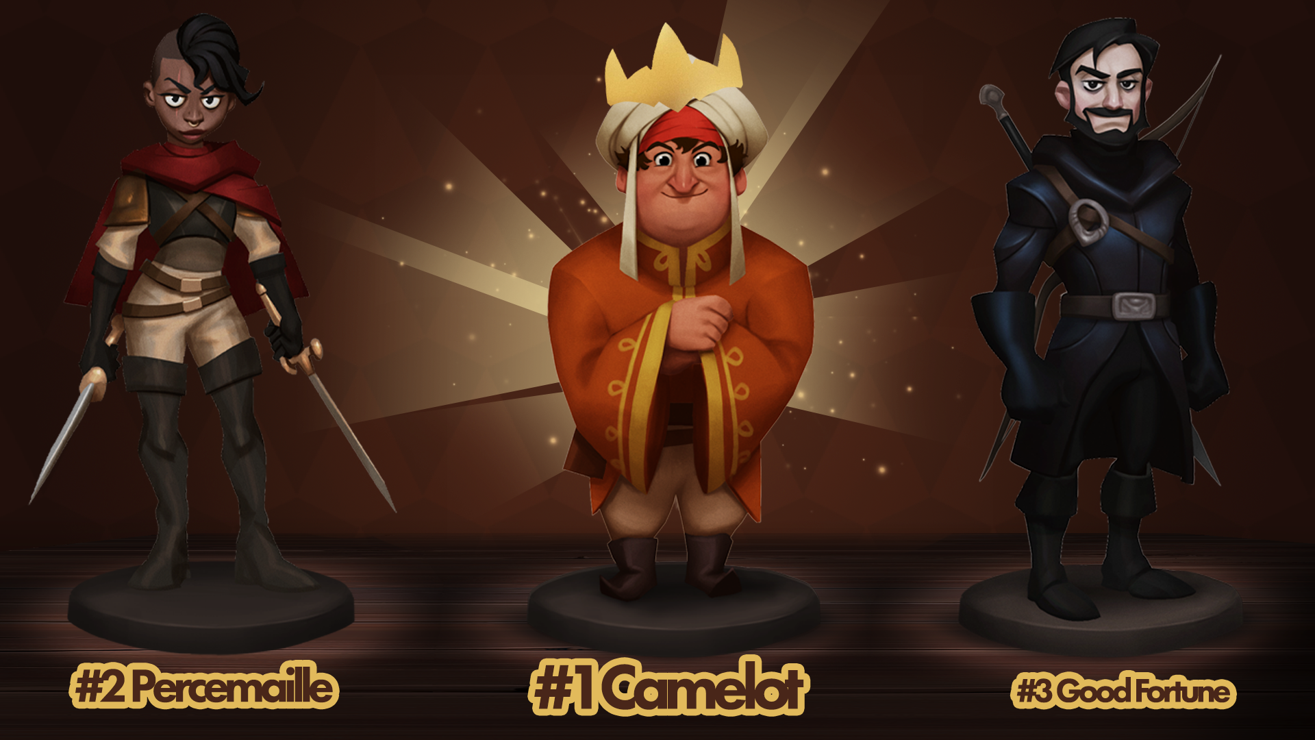 Image of the 3 most played characters during the closed Alpha.