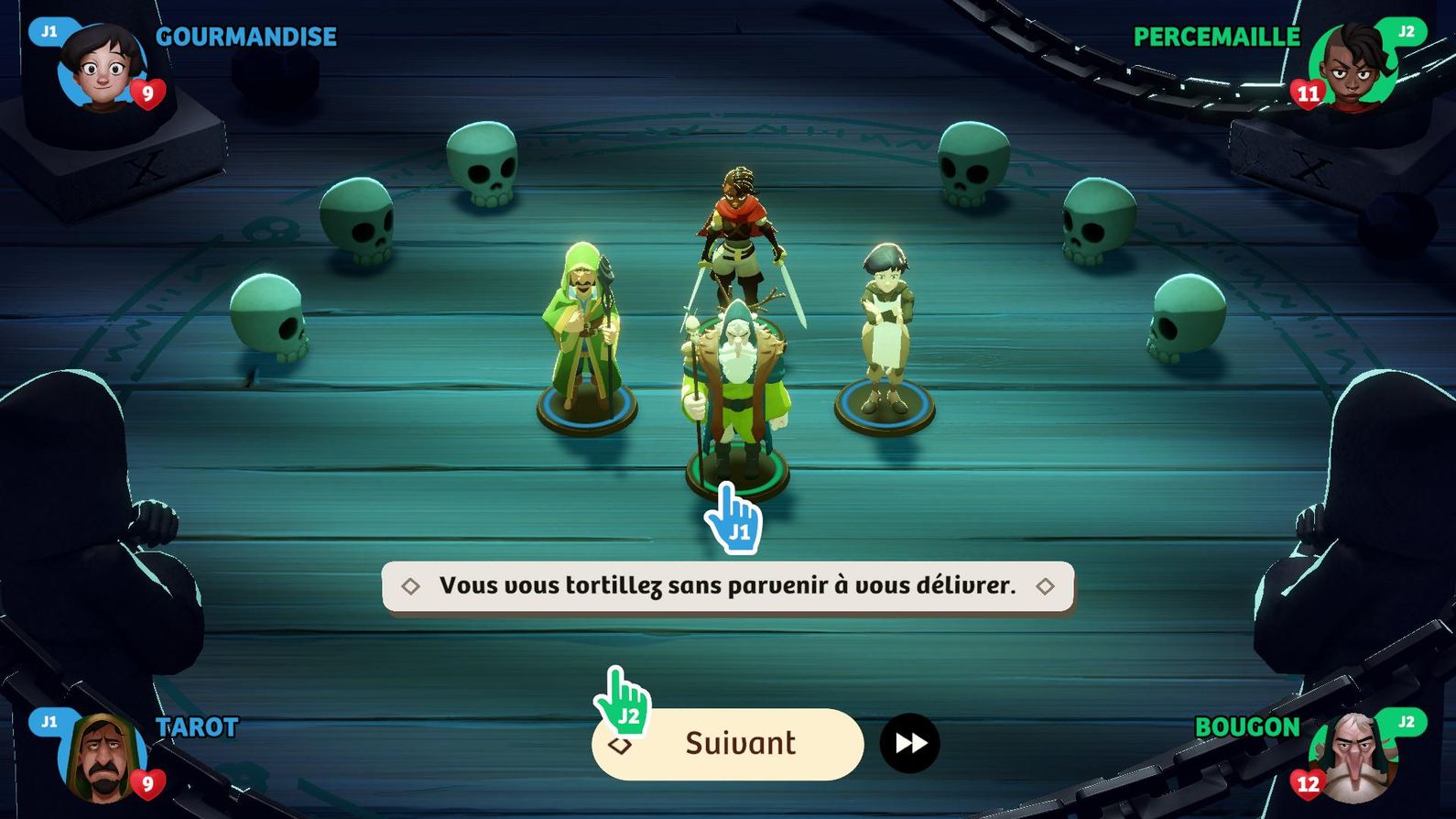 All heroes are released by mistake at the beginning of the scene.